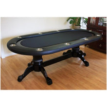 Load image into Gallery viewer, 2 in 1 Oval  Convertible Dining Table/ 10 player Poker Table Oak