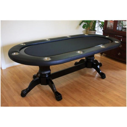 2 in 1 Oval  Convertible Dining Table/ 10 player Poker Table Oak